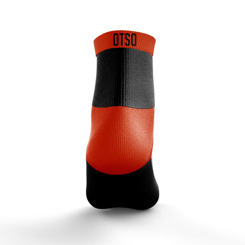 Multisport Low Cut Socks - Black & Fluo Orange