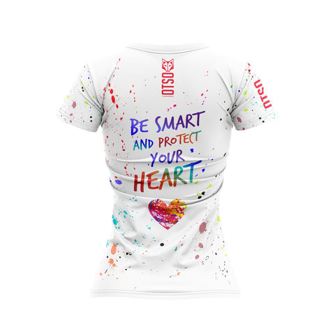 Samarreta màniga curta dona - Be Smart and Protect Your Heart