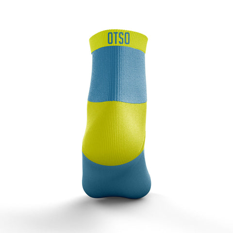 Mitjons Multisport Low Cut - Light Blue & Yellow
