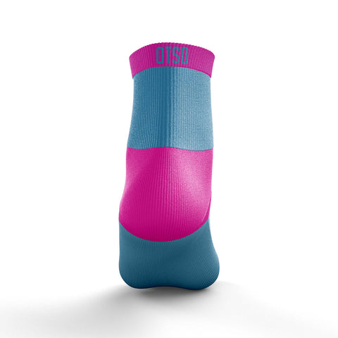 Multisport Low Cut Socks - Light Blue & Pink