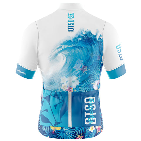 Mallot de ciclisme màniga curta home - Wave