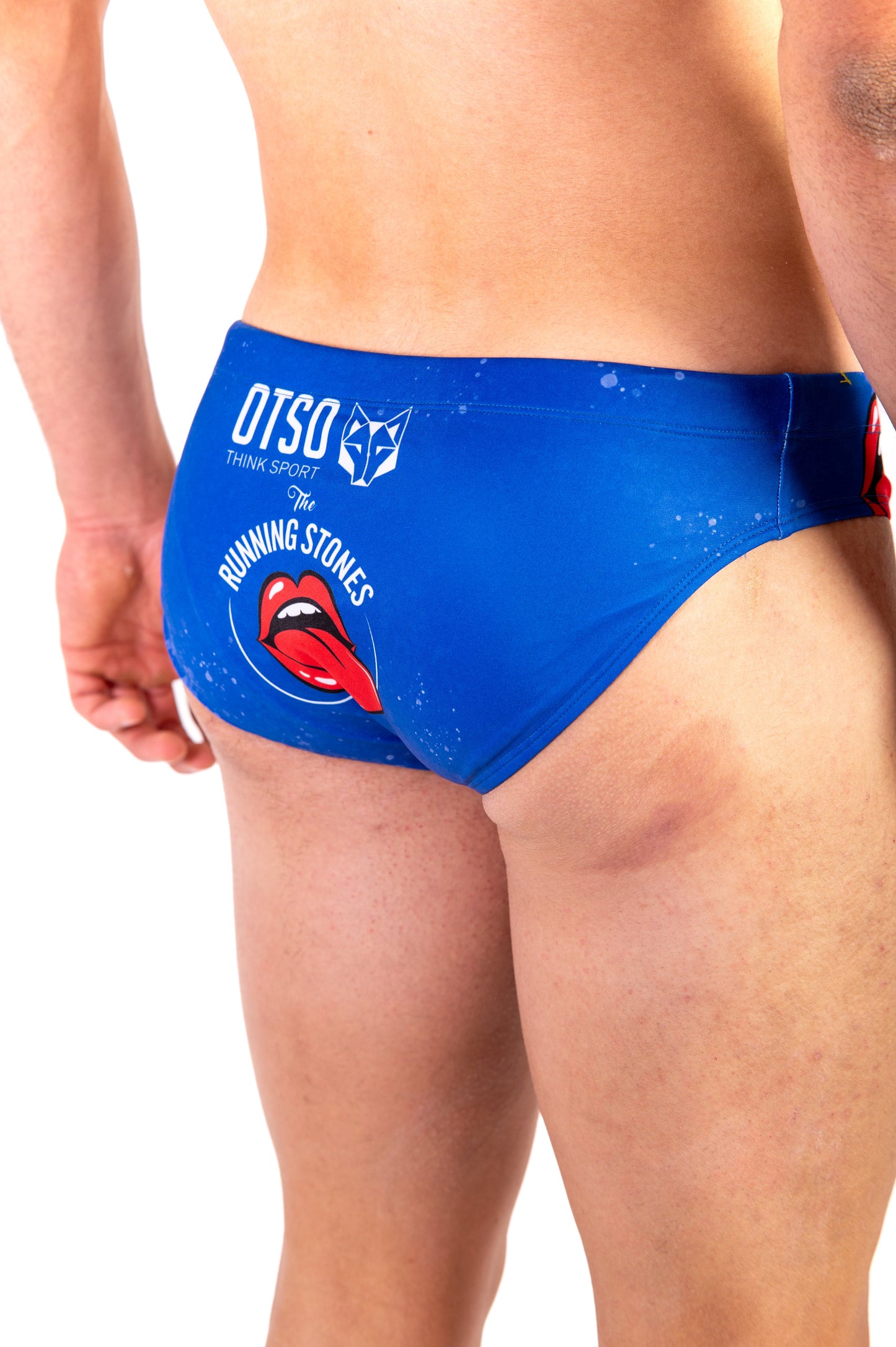 Banyador slip home - Running Stones Blue
