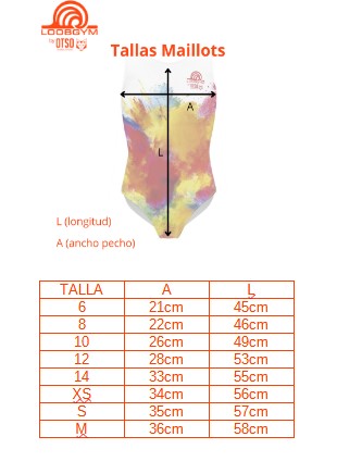 Maillot Gimnasia CHUPA CHUPS FLOWER