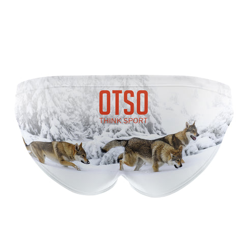 Men's swim briefs - Wolf