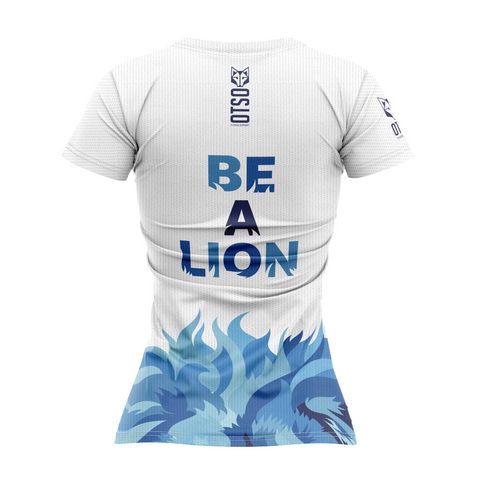 Camiseta manga corta mujer - Be A Lion Blue