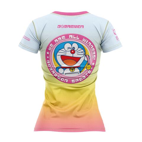 Camiseta manga corta mujer - Doraemon We Are All Winners