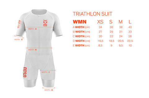 Mono de triatló dona - Fluo Pink & Light Blue