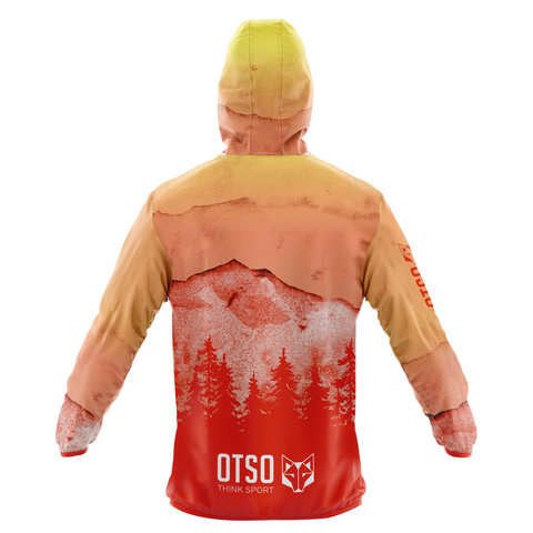 Unisex Running Jacket - Orange Forest