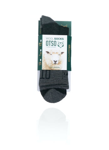 Mitjons de Llana Merina High Cut - Gray Rock