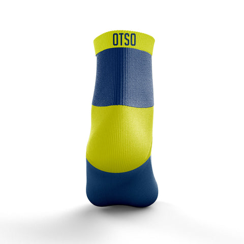 Multisport Low Cut Socks - Electric Blue & Yellow