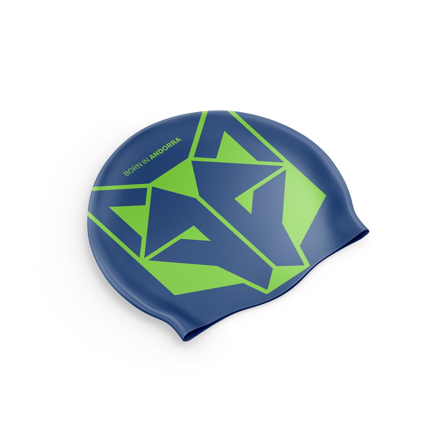 Barret de natació - Electric Blue & Fluo Green