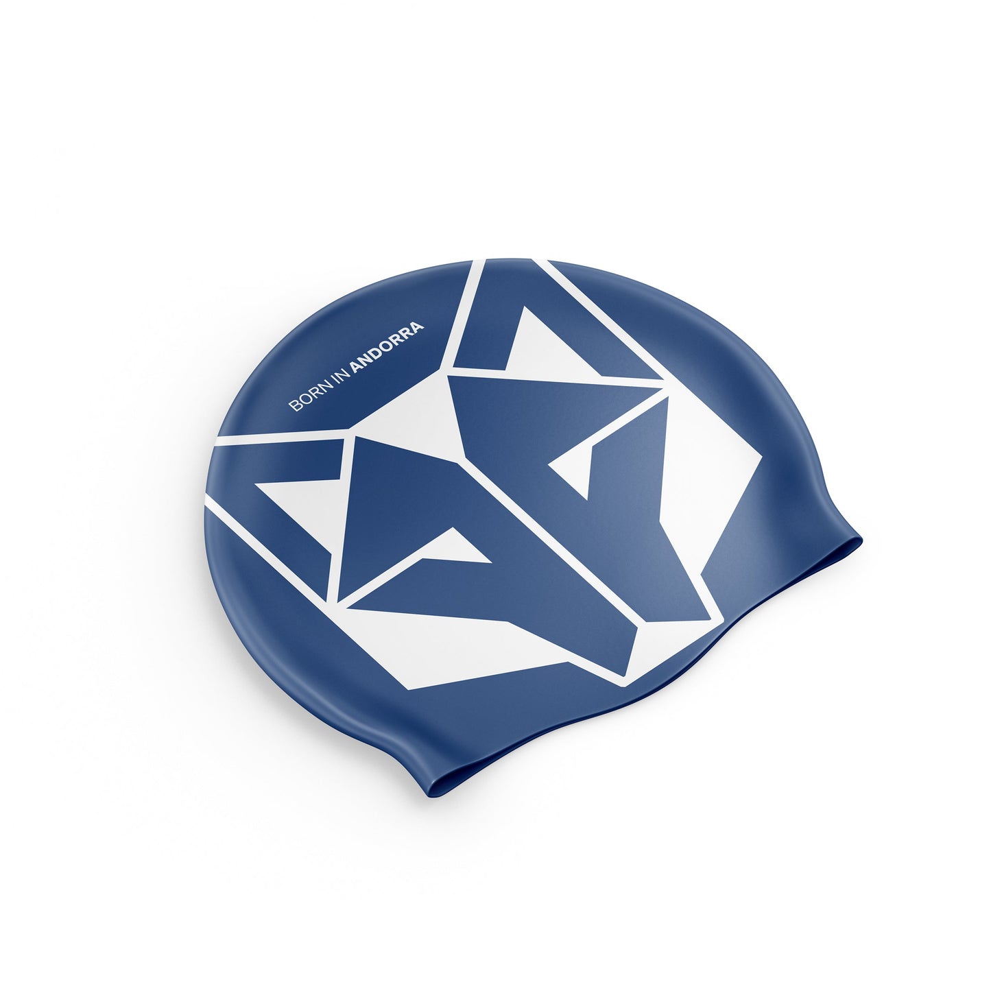 Barret de natació - Electric Blue & White