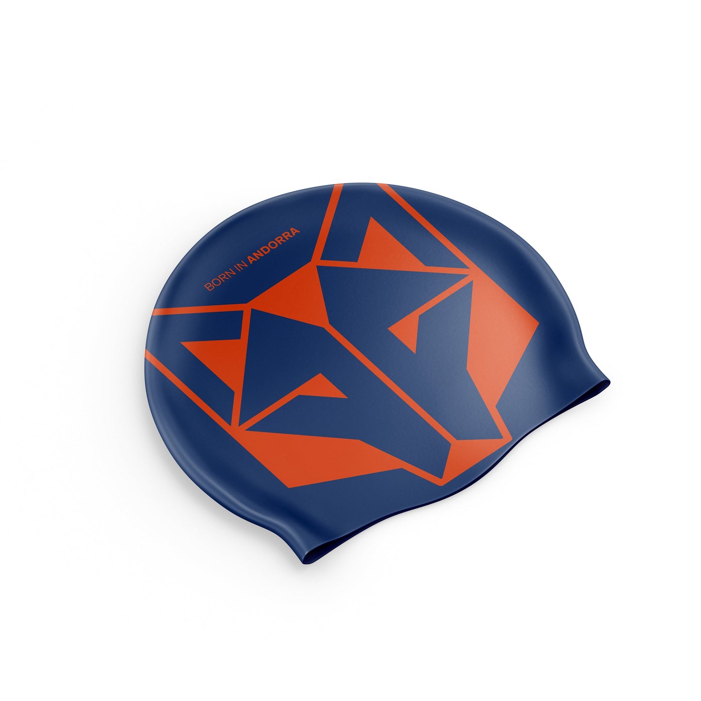Barret de natació - Navy Blue & Fluo Orange
