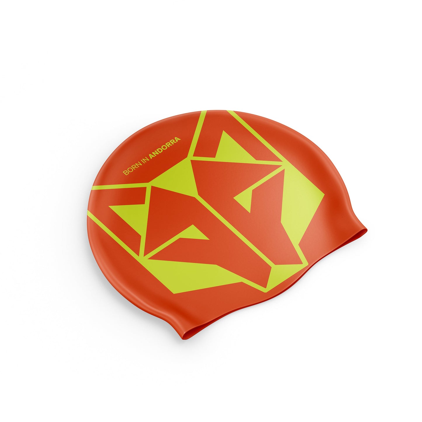 Barret de natació - Fluo Orange & Fluo Yellow