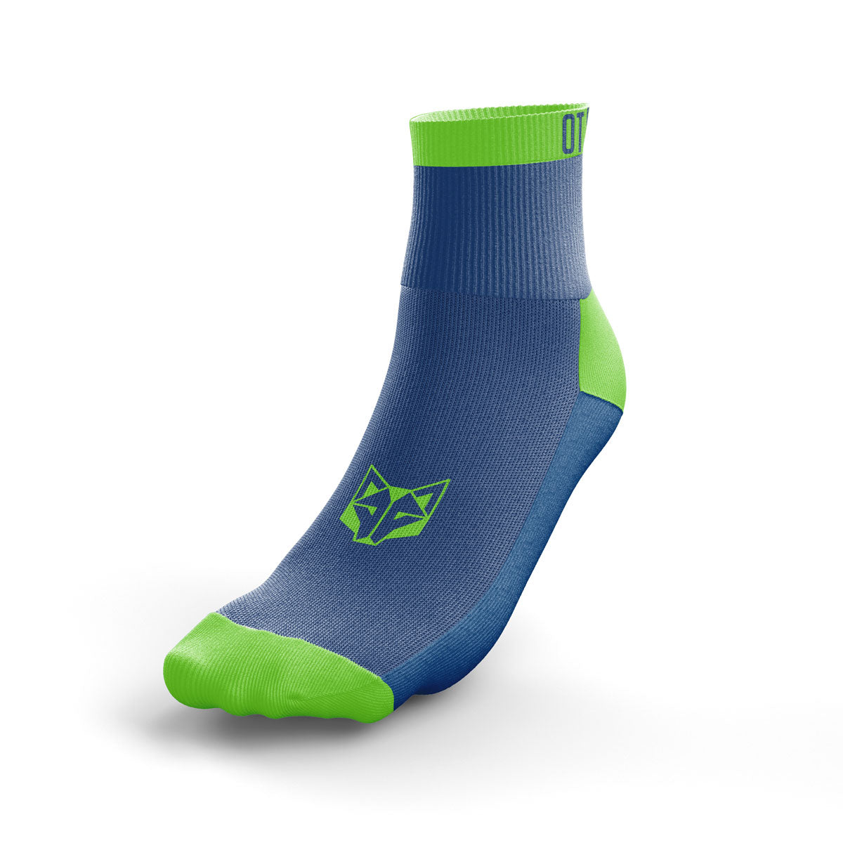 Mitjons Multisport Low Cut - Electric Blue & Fluo Green