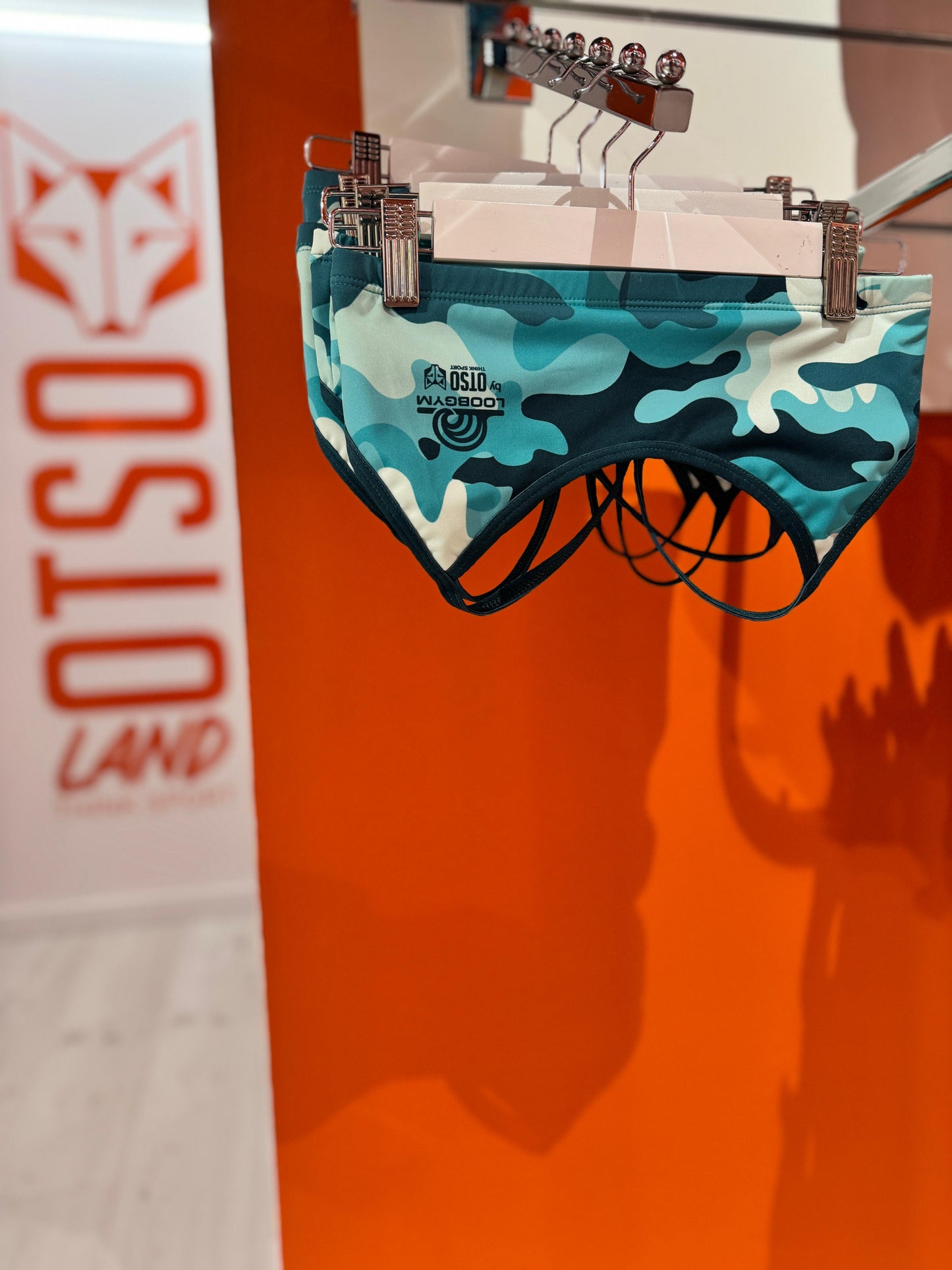 Crop Top Camo Turquoise