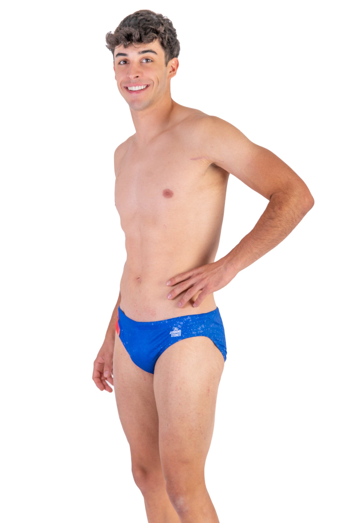 Banyador slip home - Running Stones Blue