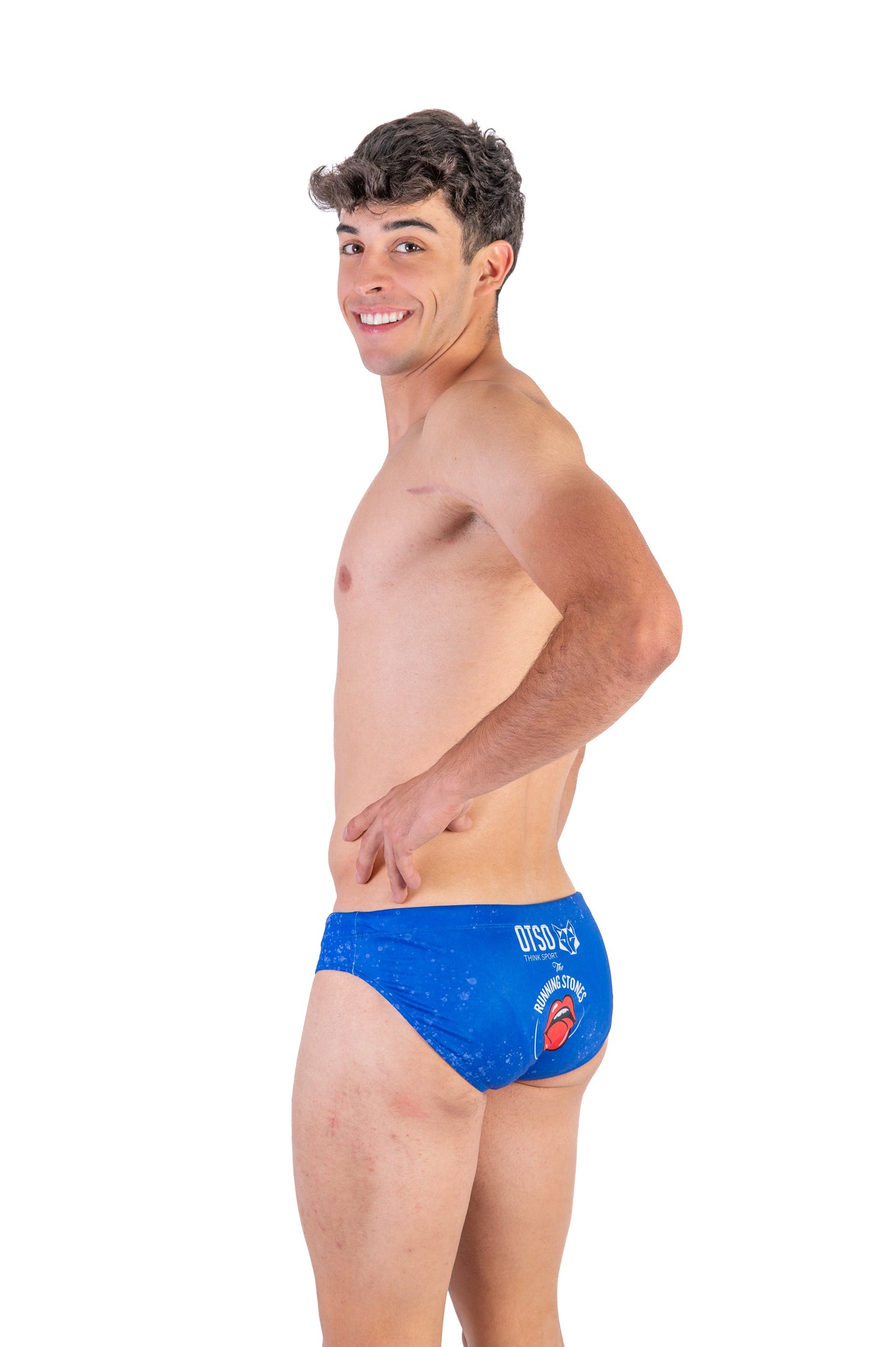 Banyador slip home - Running Stones Blue