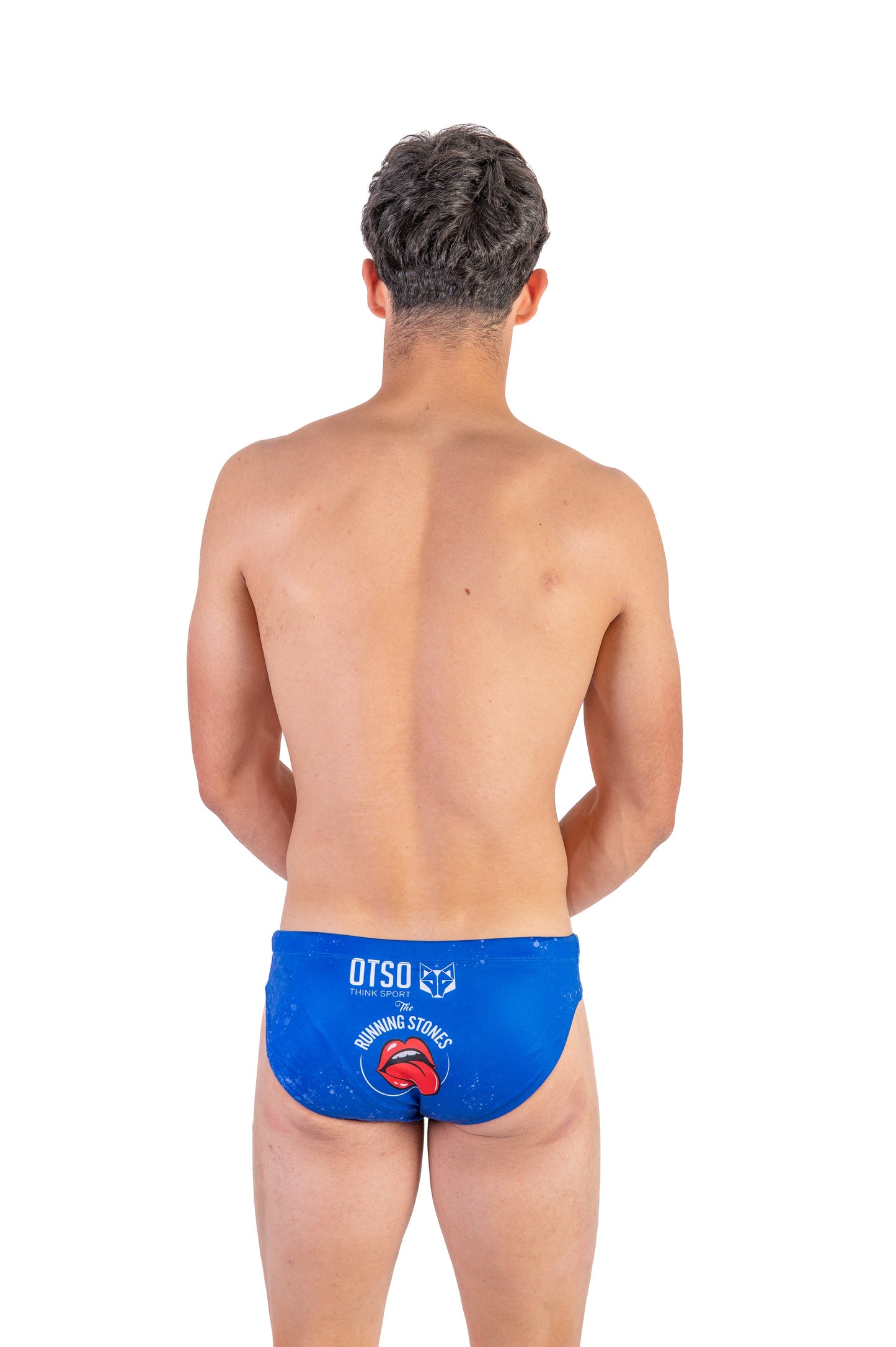 Banyador slip home - Running Stones Blue