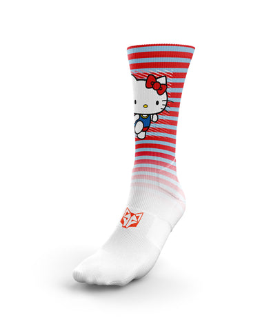 Sublimated Socks - Hello Kitty Stripes