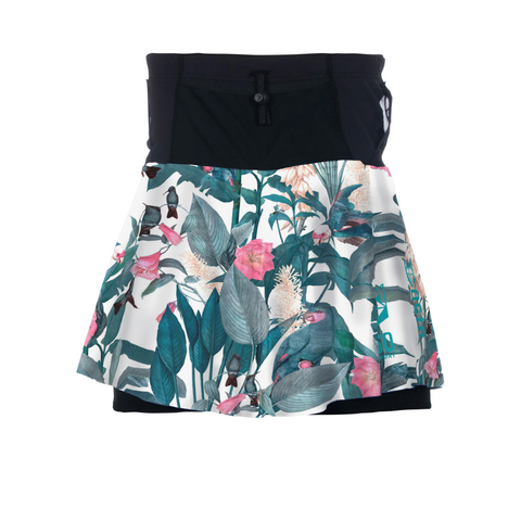 Women's skirt - Light Blue &amp; Fluo Pink