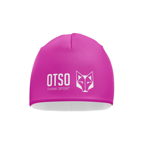 Beanie - Fluo Pink &amp; White