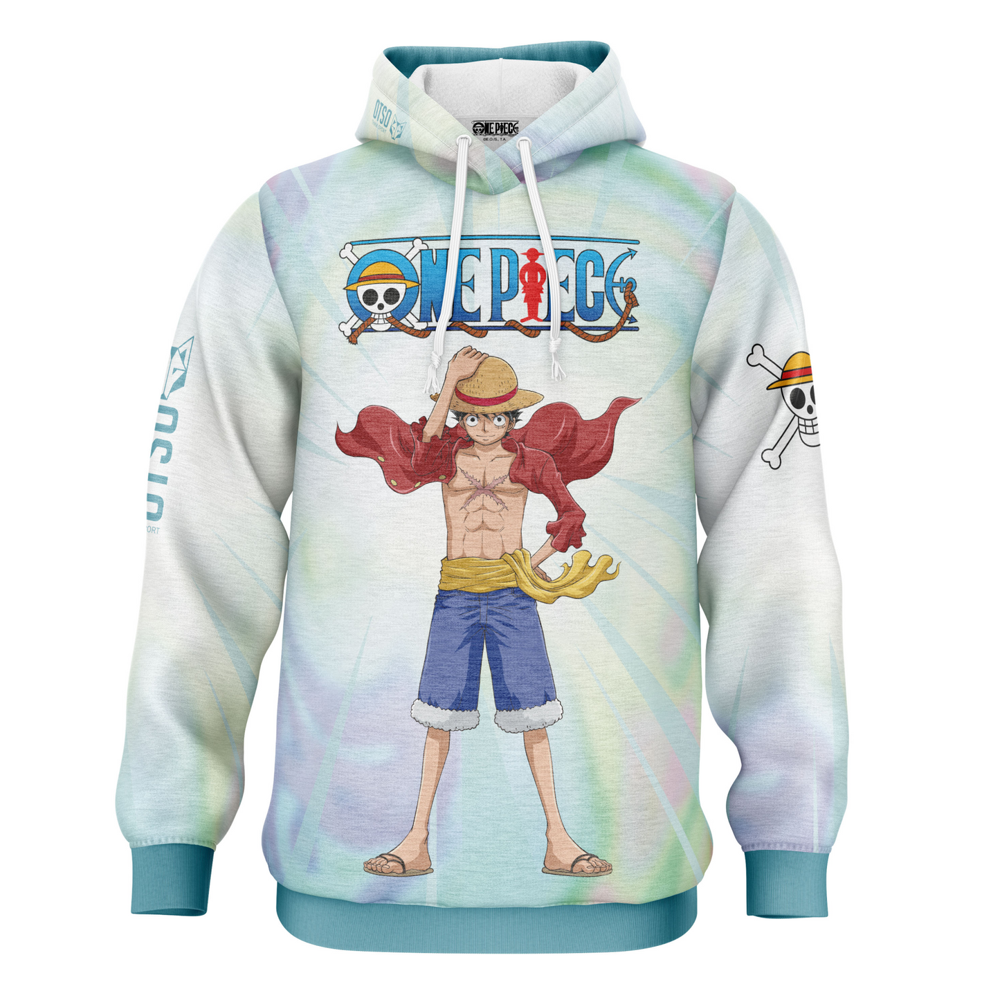Dessuadora - One piece fishman luffy and the crew green