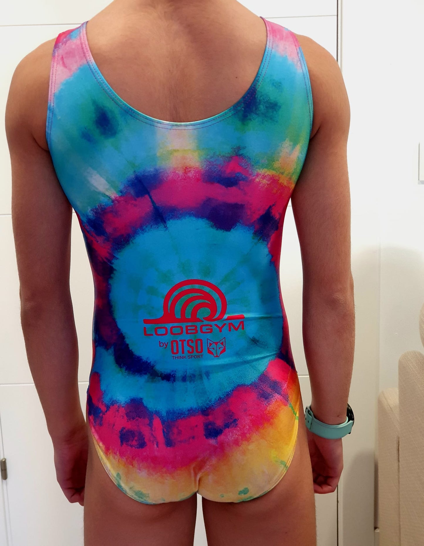 Maillot Gimnasia TIE-DYE (lycra brillante) - OUTLET