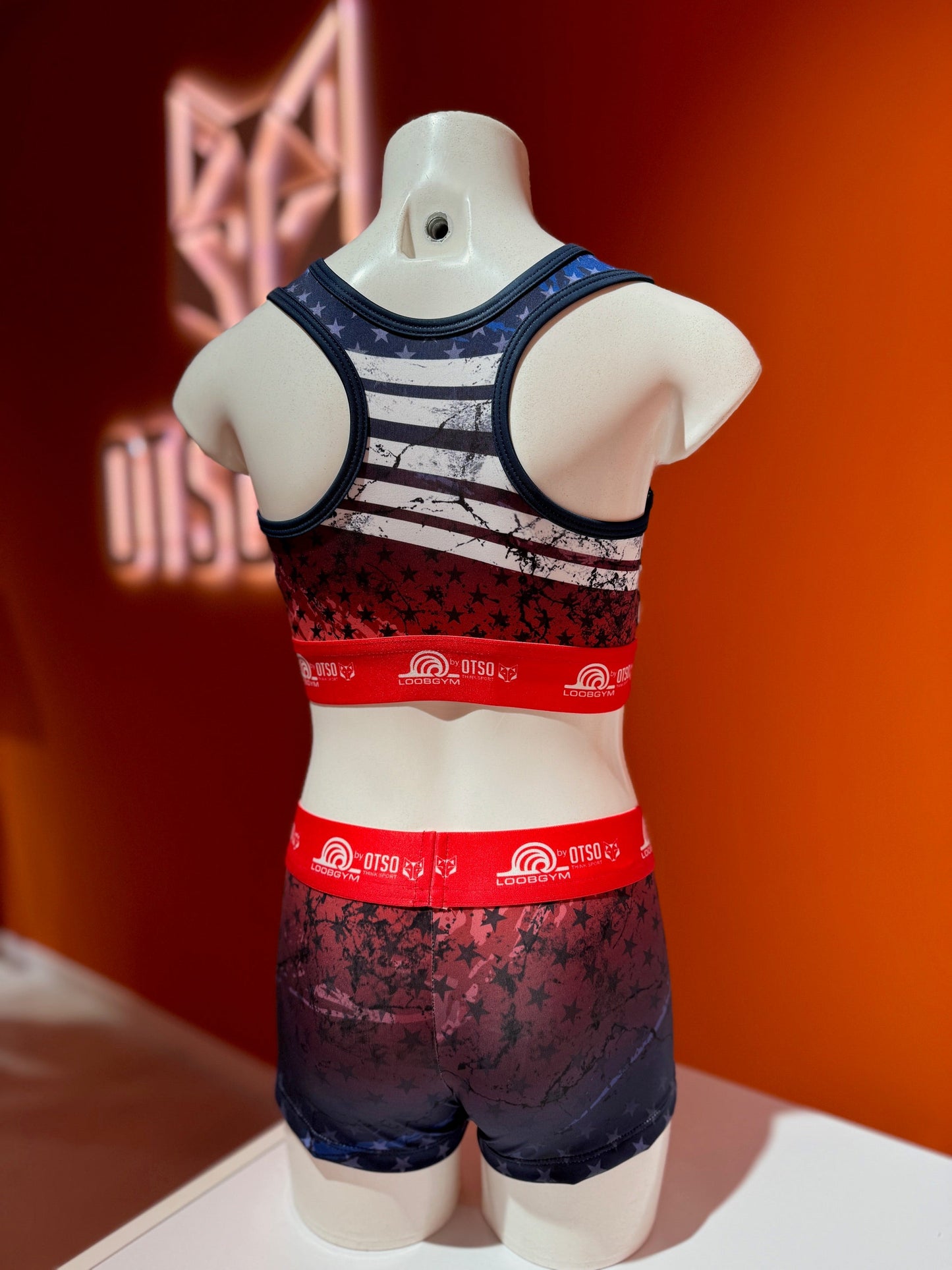 Short USA (Goma vista sublimada)