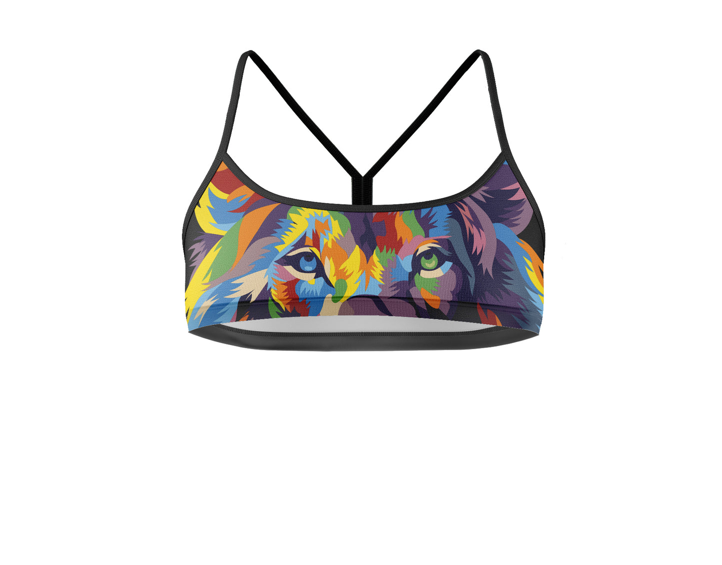 Crop Top Be a Lion Black