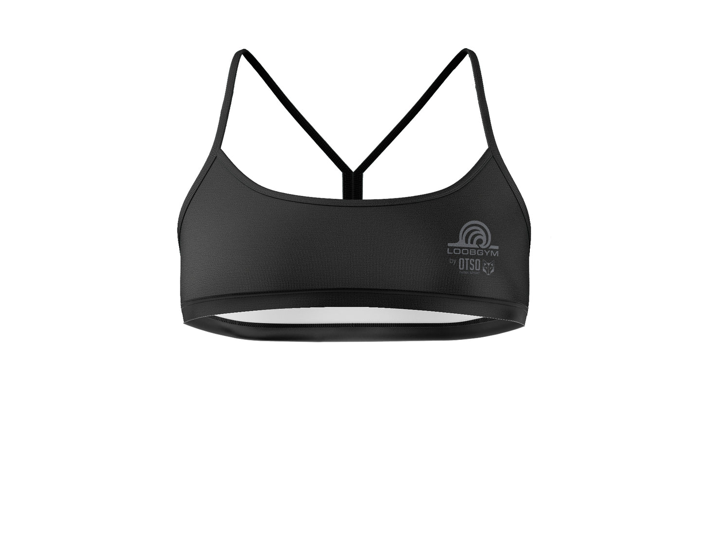 Top retallat negre