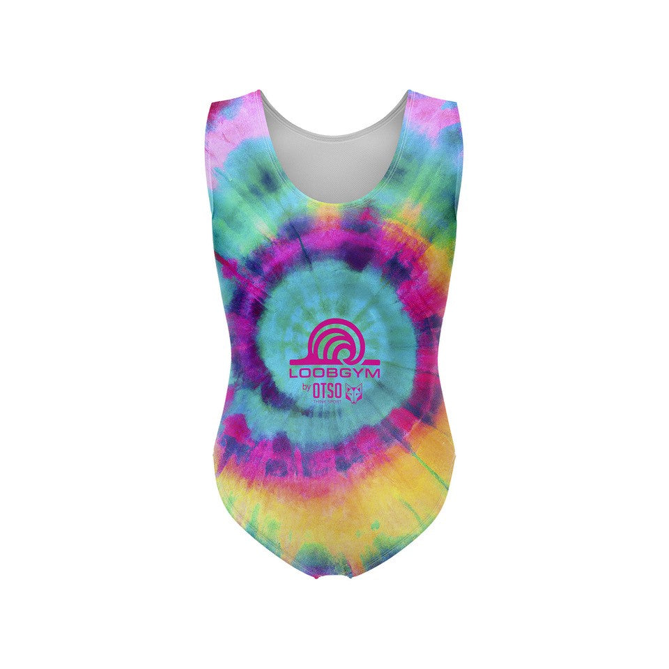 Maillot Gimnasia TIE-DYE (lycra brillante) - OUTLET
