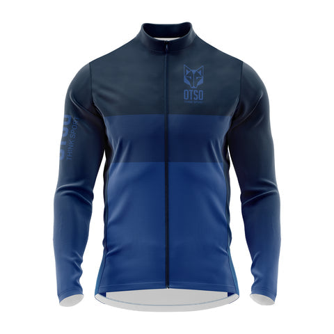 Mallot de ciclisme màniga llarga hivern dona - Midnightblue