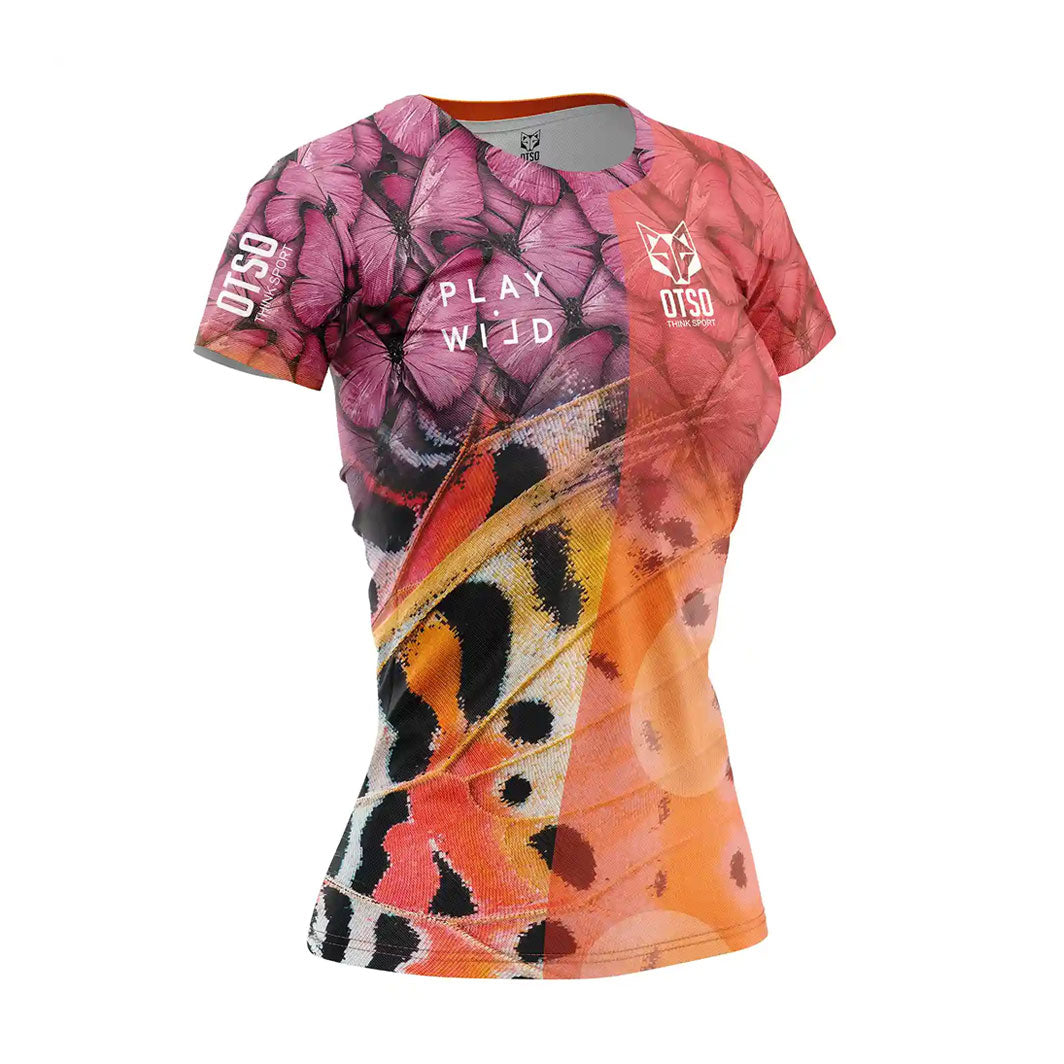 Camiseta de pádel manga corta mujer - Wings (outlet)