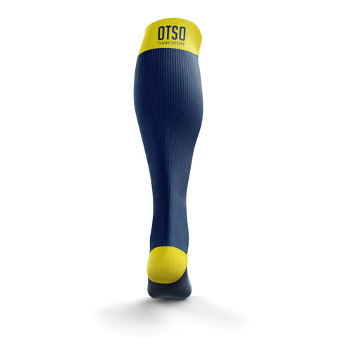Mitjons Recovery - Navy Blue & Fluo Yellow