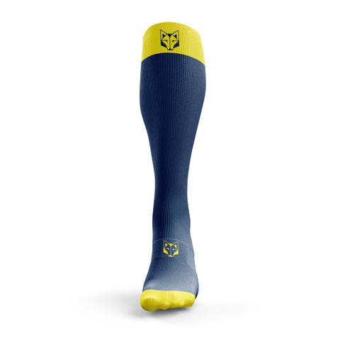 Mitjons Recovery - Navy Blue & Fluo Yellow