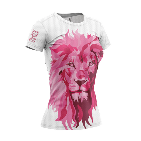 Camiseta manga corta mujer - Be A Lion Pink