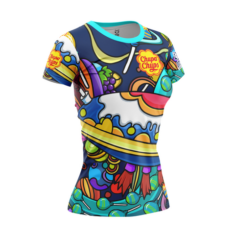 Women's short-sleeved T-shirt - Chupa Chups Space