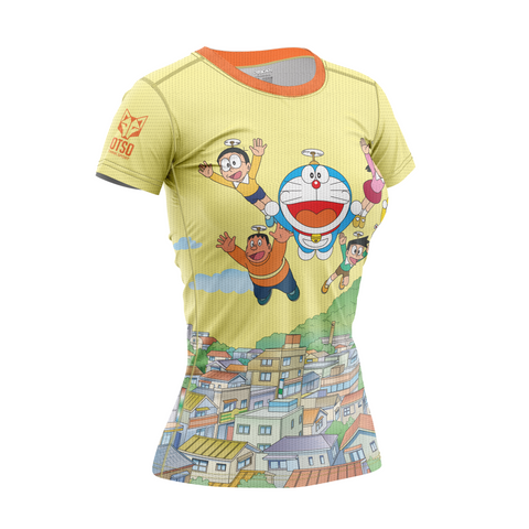Camiseta manga corta mujer - Doraemon Friends forever