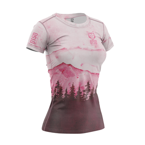 Camiseta manga corta mujer - Pink Forest