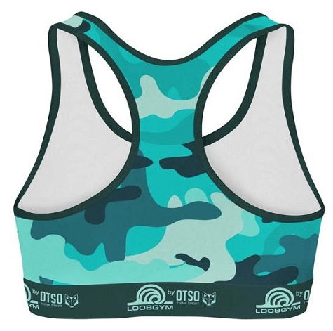 Top CAMO TURQUOISE (Goma vista sublimada)