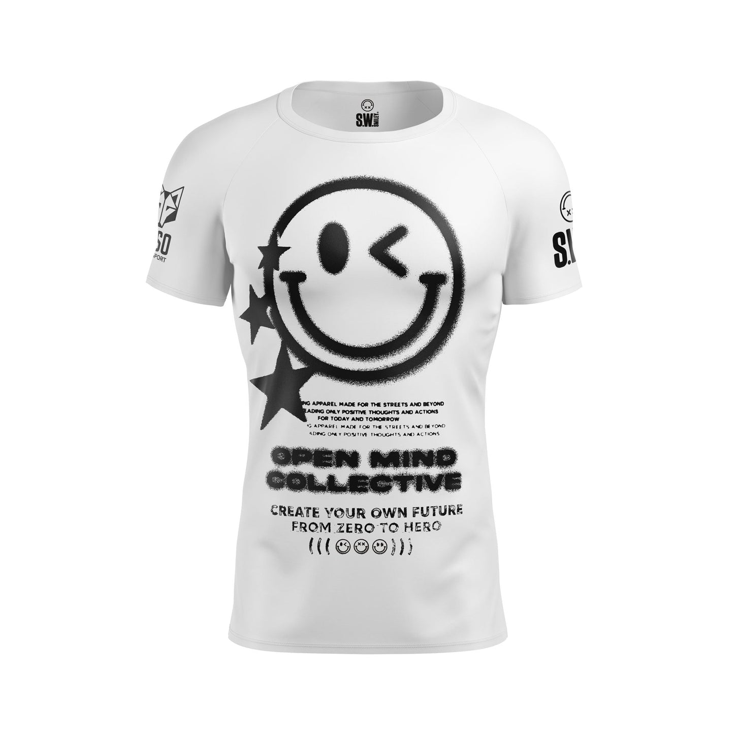 Samarreta màniga curta home - Smiley Airbrushed Infinity