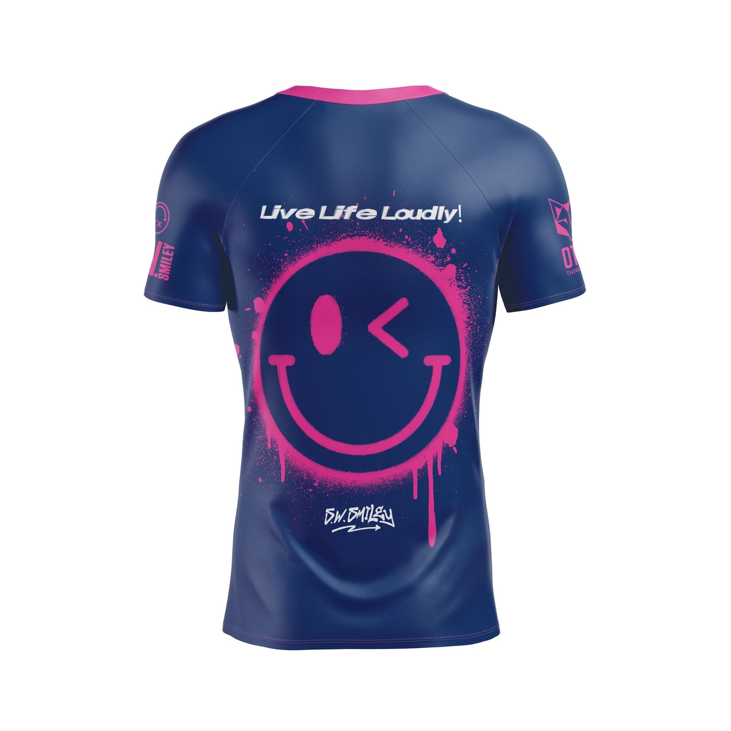 Samarreta màniga curta home - Smiley Graffiti