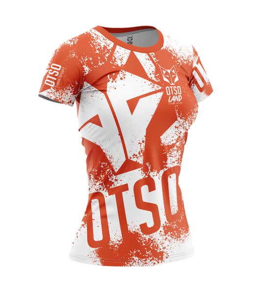 Camiseta manga corta mujer - OTSO LAND Orange