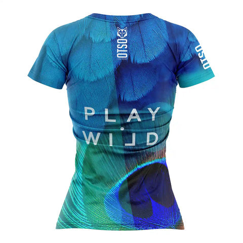 Camiseta de pádel manga corta mujer - Blue Birds (outlet)