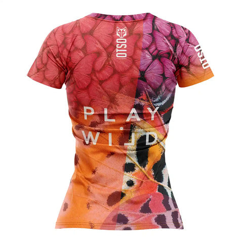 Camiseta de pádel manga corta mujer - Wings (outlet)