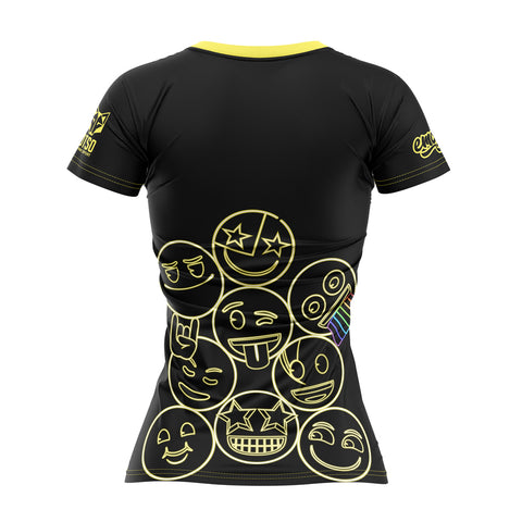 Samarreta màniga curta dona - Emoji Neon Faces