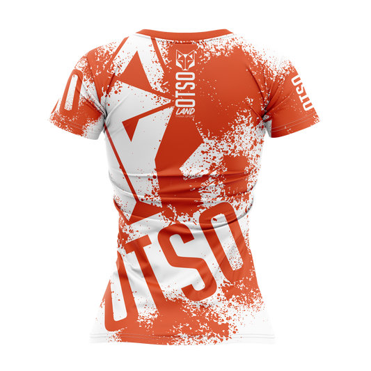 Camiseta manga corta mujer - OTSO LAND Orange