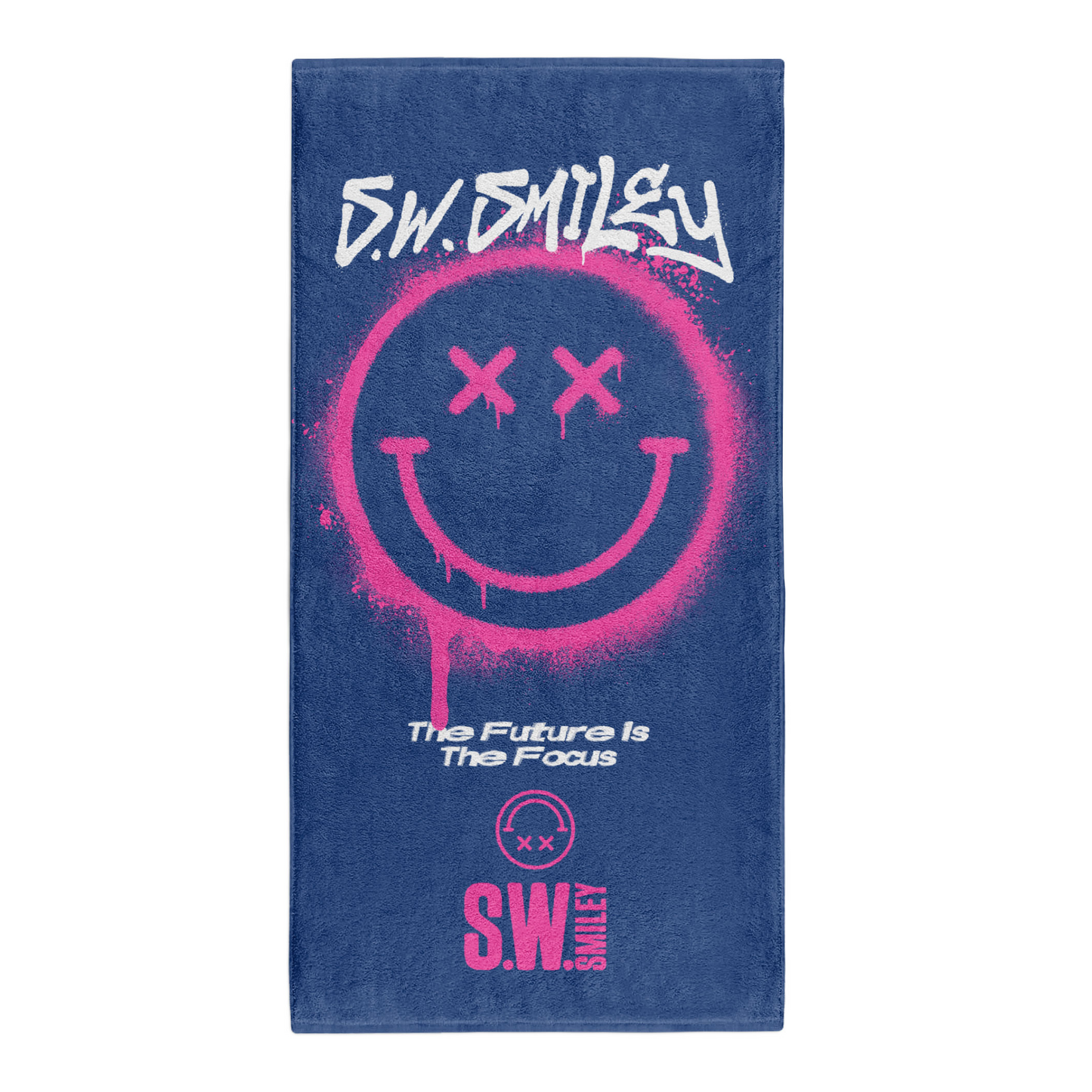 Tovallola de microfibra - Smiley Graffiti