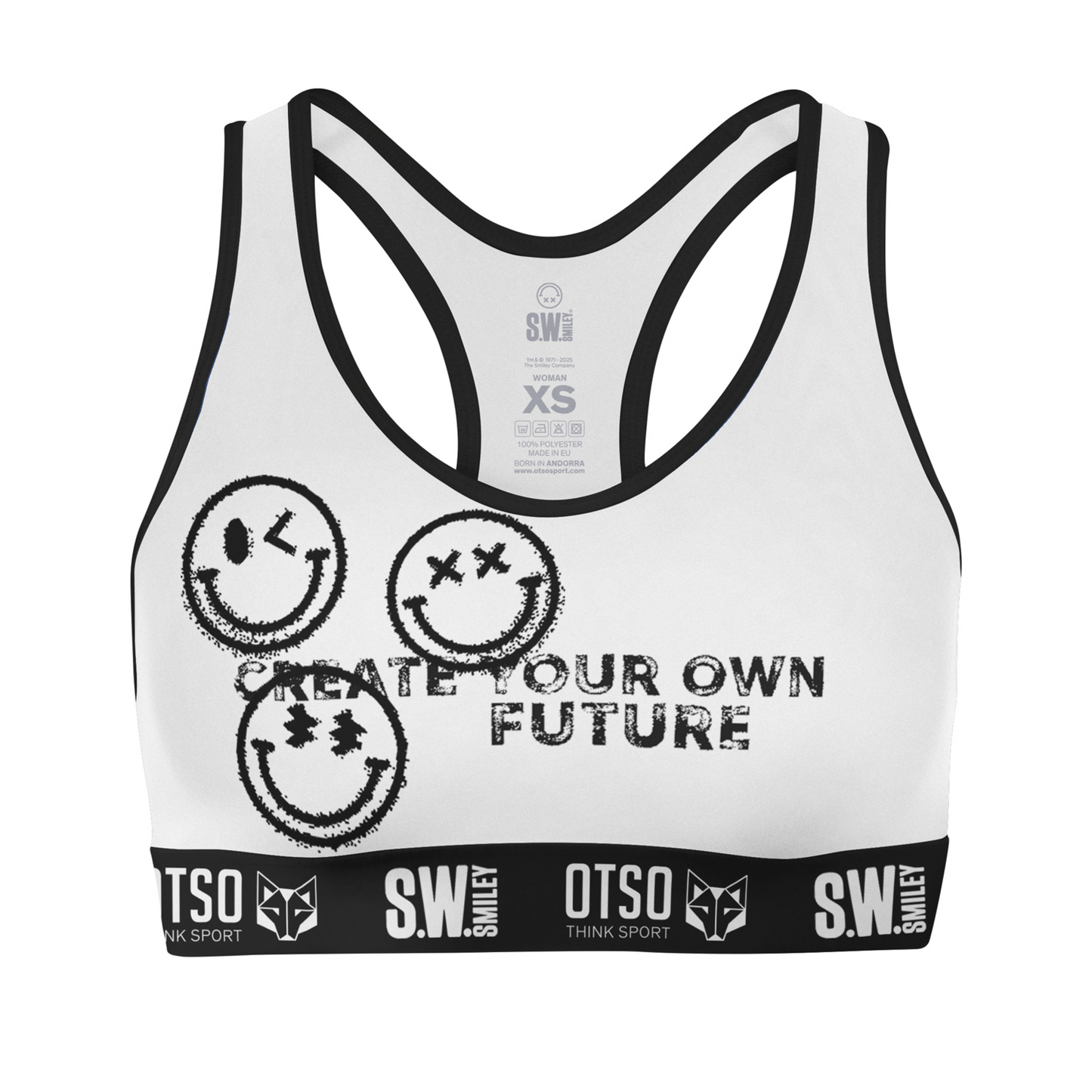 Top deportivo - Smiley Airbrushed Infinity